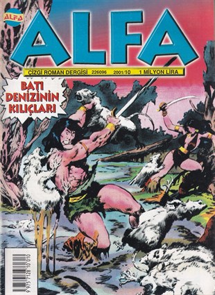 Alfa, Barbar Conan, Batı Denizinin Kılıçları, Alfa Yayınları Sayı 10