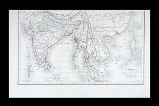 HaritaAchille Meissas et A. Michelot - Inde (1852)