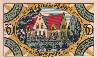 NotgeldAlmanya, Zeulenroda, 50 Pfennig (1921) Districts Series - Pahren Notgeld