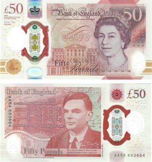 Sertifikalı Ürünlerİngiltere (Great Britain), 50 Pound (2020) ÇİL Polimer Para