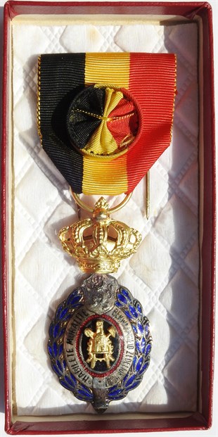 Belçika, İşçi ve Zanaatkar Uzun Hizmet Madalyası 1. Sınıf UNC/ÇİL